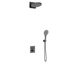 Душевой комплект Vincea Inspire VSFW-3I21T1GM вороненая сталь