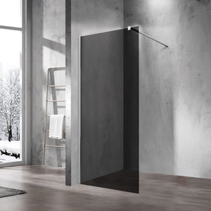 Неподвижная перегородка Vincea 120x200 VSW-1H120CG профиль хром стекло тонированное