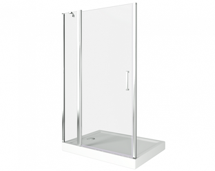 Душевая дверь Good Door Pandora WTW-130-C-CH, цвет профиля хром, цвет стекла прозрачное, 130x185