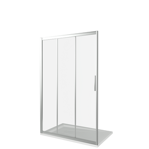 Душевая дверь Good Door Orion WTW-120-G-CH, цвет профиля хром, цвет стекла грэйп, 120x185
