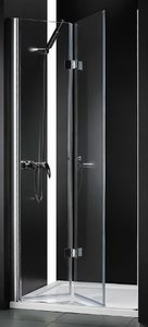 Душевая дверь Cezares ELENA-BS-12-100-C-Cr стекло прозрачное, профиль хром
