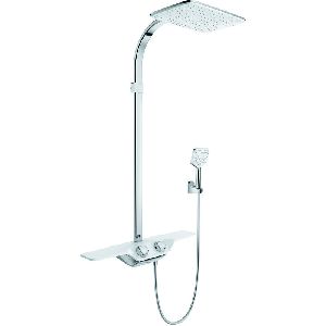 Душевая система с термостатом Kludi Cockpit 8020091-00 цвет: хром