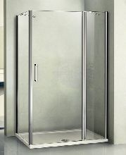 Душевой уголок Good Door PANDORA WTW130 -C-CH + SP-90-С-CH 130x90x185  стекло прозрачное