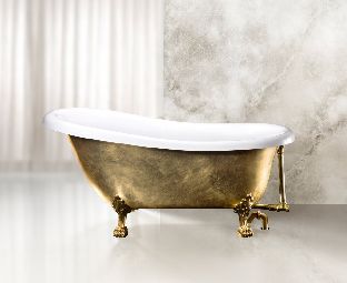 Акриловая ванна BelBagno BB04-ORO/BIA