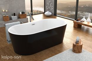 Ванна Kolpa-San Comodo-FS 185X90 черный/белый