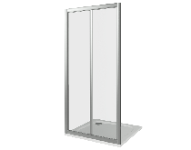Душевая дверь Good Door Infinity SD-80-G-CH, цвет профиля хром, цвет стекла тонированное, 80x185