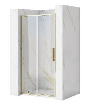 Душевая дверь Rea Rapid Slide 130 Gold