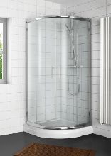 Душевой уголок Riho Hamar KR 100x100x195 профиль хром стекло прозрачное