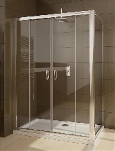 Душевой уголок Radaway Premium Plus DWD+S 140x100 стекло прозрачное