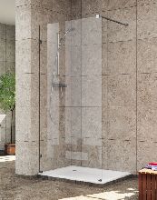 Душевая перегородка UnitGlass STATORO GST-W 60x60x200 профиль хром стекло прозрачное