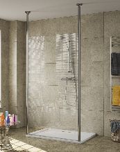 Душевая перегородка UnitGlass STATORO GST-PSH 60x60x200 профиль хром стекло прозрачное