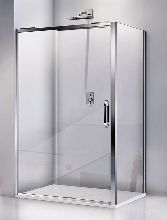 Душевой уголок Good Door ANTARES WTW-130-C-CH + SP-80-C-CH 130x80x195  стекло прозрачное