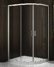 Душевой уголок Good Door LATTE R-120-C-WE 120x80x185  стекло прозрачное