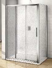 Душевой уголок Good Door ORION WTW-100-G-CH + SP-90 -G-CH 100x90x185  стекло матовое