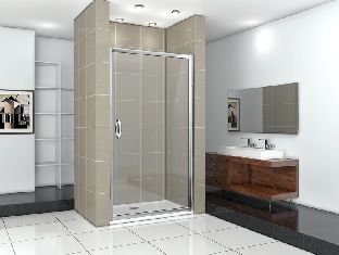 Душевая дверь Good Door Infinity WTW-130-C-CH хром