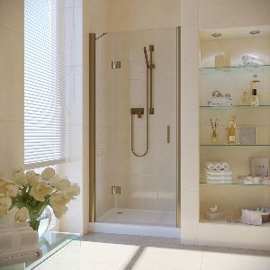 Душевая дверь Vegas-glass AFP LUX 120 05 01 L 120см  стекло прозрачное профиль бронза